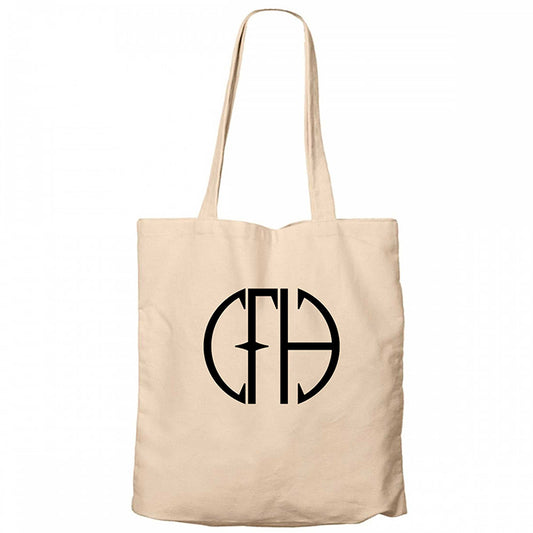 Pantera Figure Krem Fermuarlı Bez Çanta Gabardin