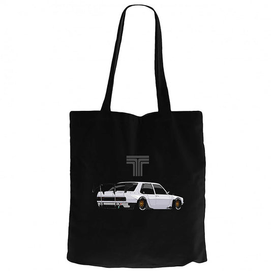 Tofaş Şahin Modifiye Siyah Fermuarlı Bez Çanta Gabardin