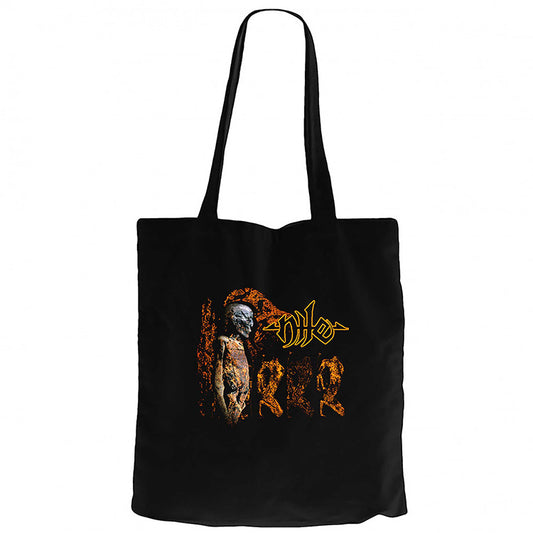 Nile Amongst the Catacombs of Nephren Ka Siyah Fermuarlı Bez Çanta Gabardin