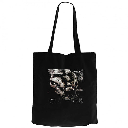 Satyricon Volcano Siyah Fermuarlı Bez Çanta Gabardin