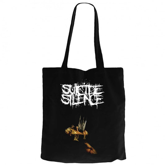 Suicide Silence The Cleansing Siyah Fermuarlı Bez Çanta Gabardin