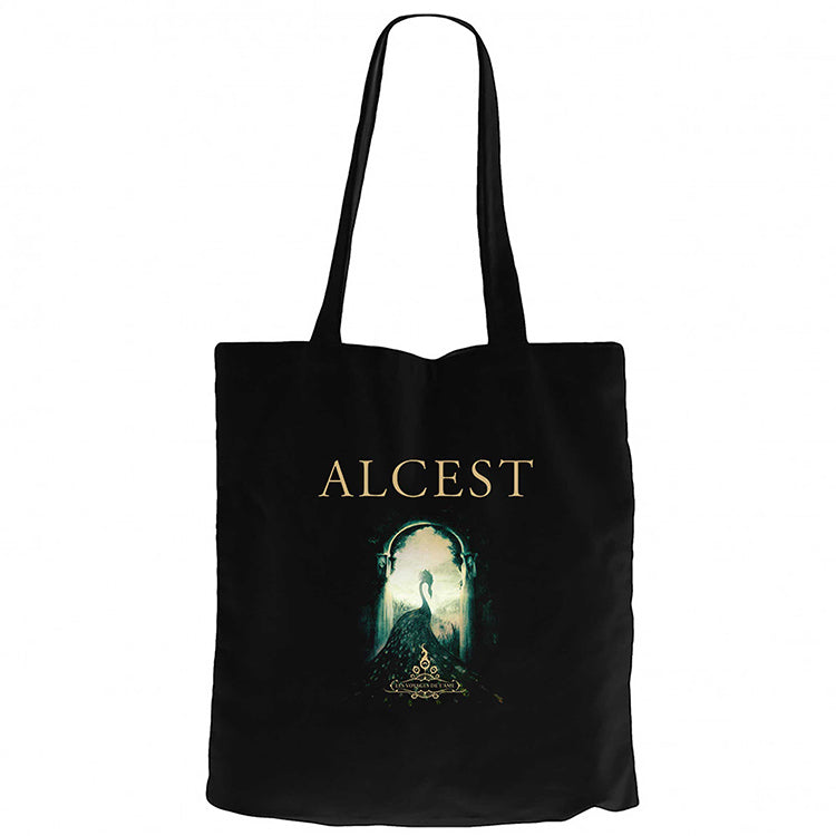 Alcest Les Voyages De lâme Siyah Fermuarlı Bez Çanta Gabardin