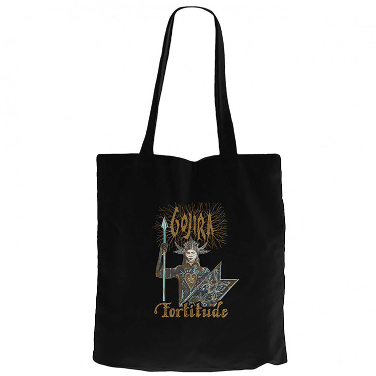 Gojira Fortitude Siyah Fermuarlı Bez Çanta Gabardin