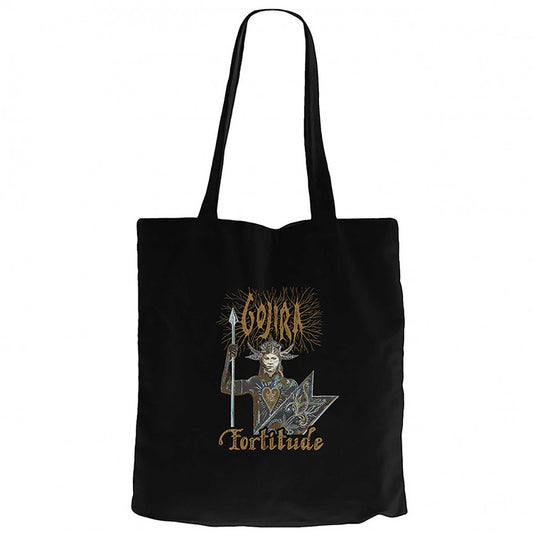 Gojira Fortitude Siyah Fermuarlı Bez Çanta Gabardin