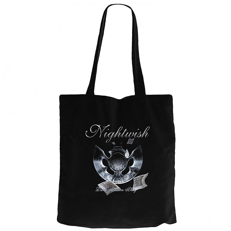 Nightwish Dark Passion Play Siyah Fermuarlı Bez Çanta Gabardin