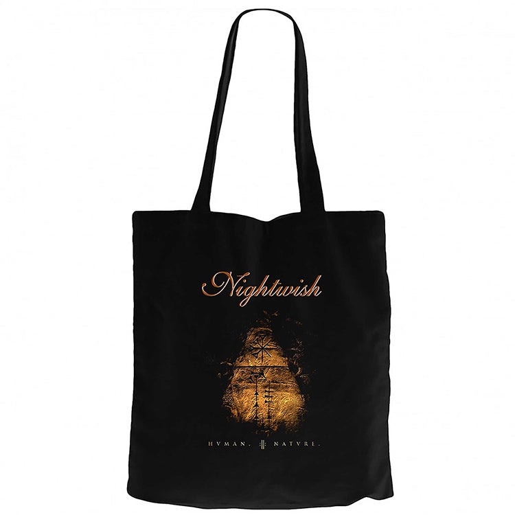 Nightwish Human II Nature Siyah Fermuarlı Bez Çanta Gabardin
