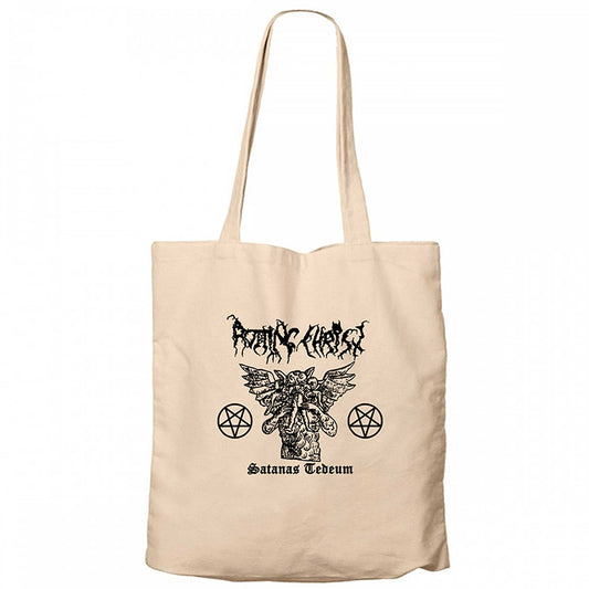 Rotting Christ Satanas Tedeum Krem Fermuarlı Bez Çanta Gabardin