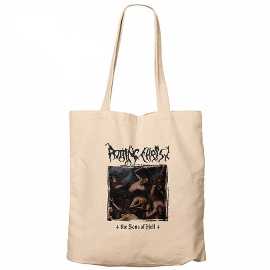 Rotting Christ The Sons Of Hell Krem Fermuarlı Bez Çanta Gabardin