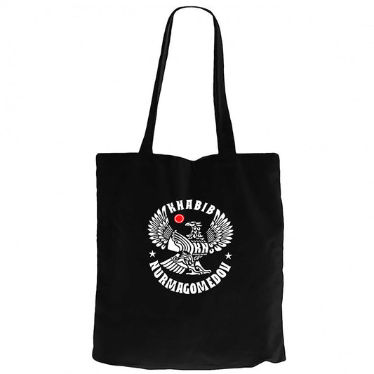 UFC Nurmagomedov Siyah Fermuarlı Bez Çanta Gabardin