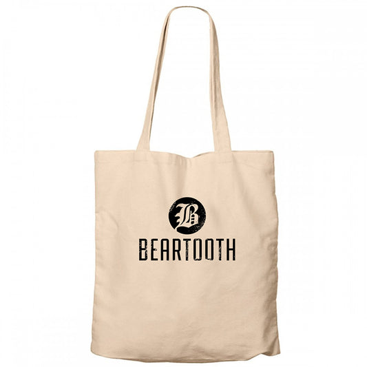 Beartooth Classic Krem Fermuarlı Bez Çanta Gabardin