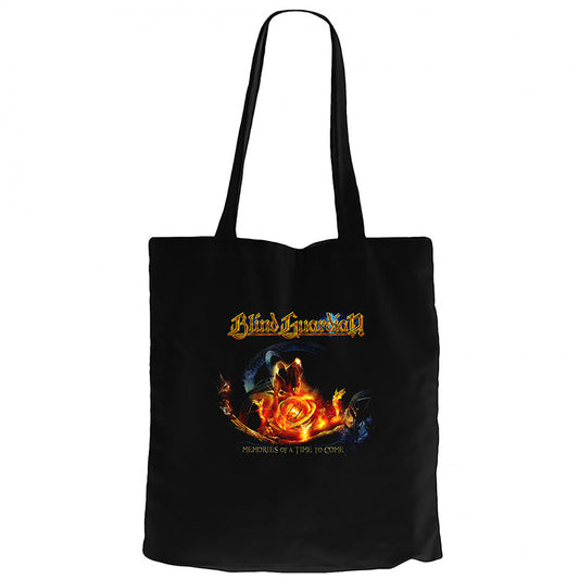Blind Guardian Memories Siyah Fermuarlı Bez Çanta Gabardin