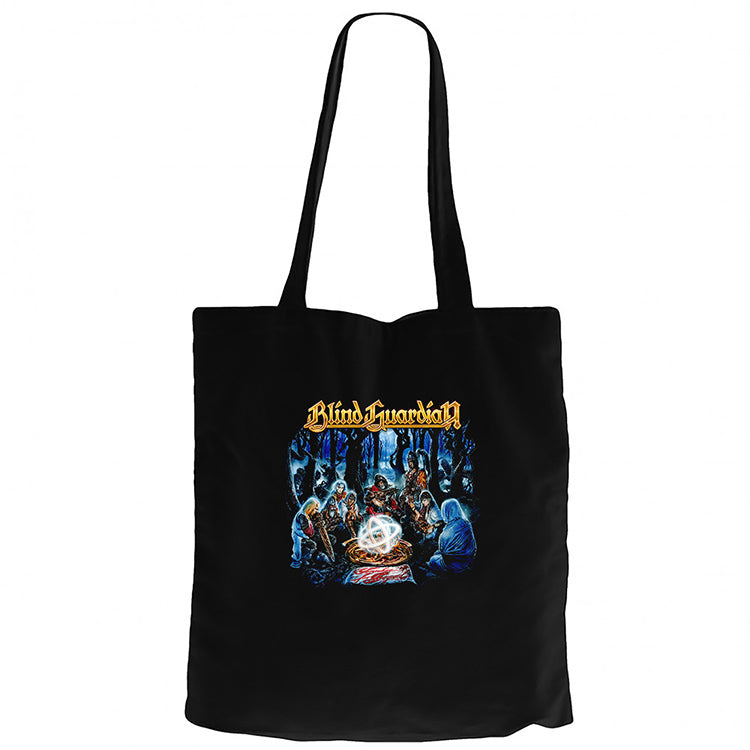 Blind Guardian Somewhere Far Beyond Siyah Fermuarlı Bez Çanta Gabardin