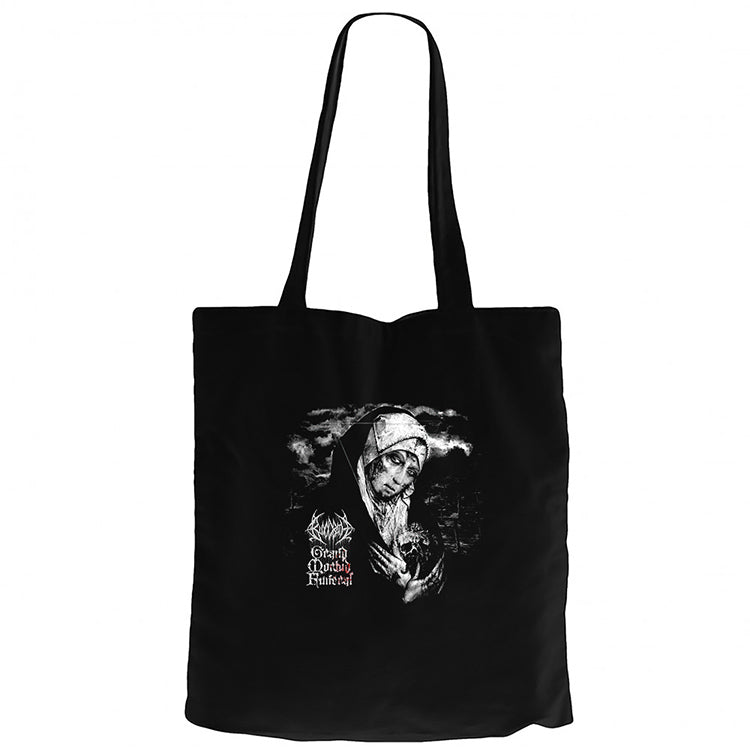 Bloodbath Grand Morbid Funeral Siyah Fermuarlı Bez Çanta Gabardin