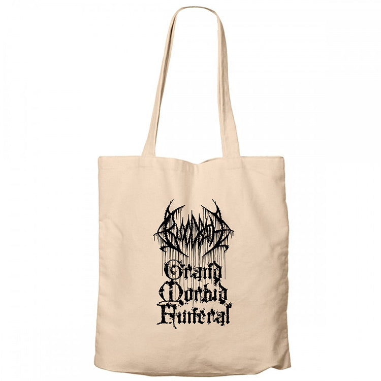 Bloodbath Grand Krem Fermuarlı Bez Çanta Gabardin