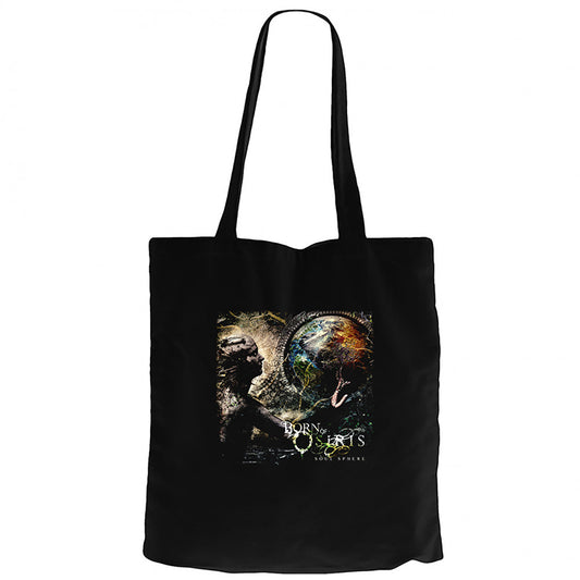 Born of Osiris Soul Sphere Siyah Fermuarlı Bez Çanta Gabardin