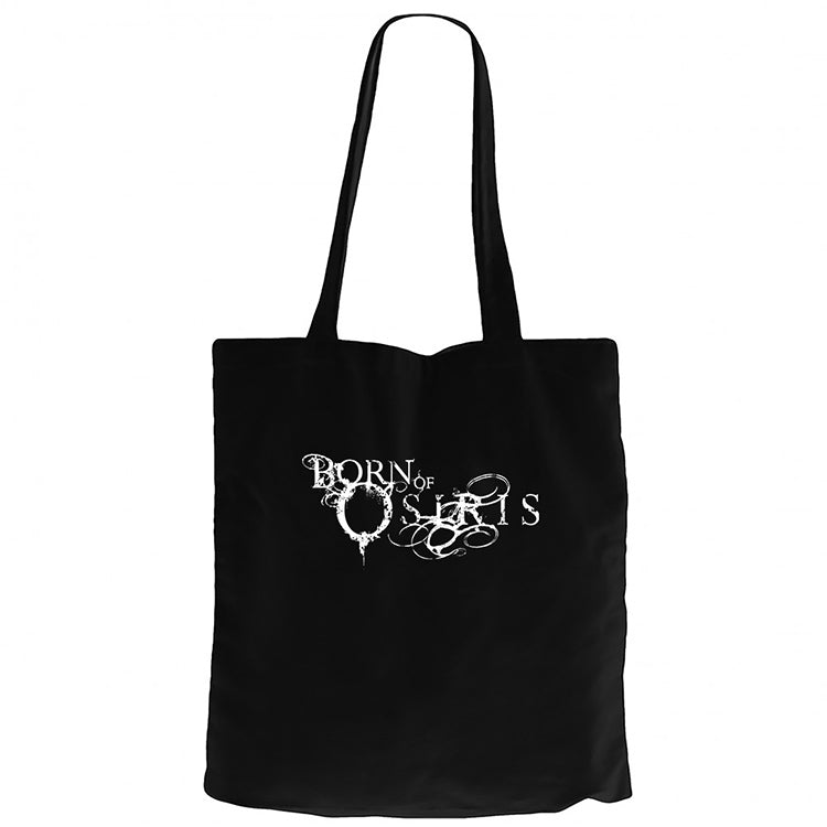 Born of Osiris Black Siyah Fermuarlı Bez Çanta Gabardin