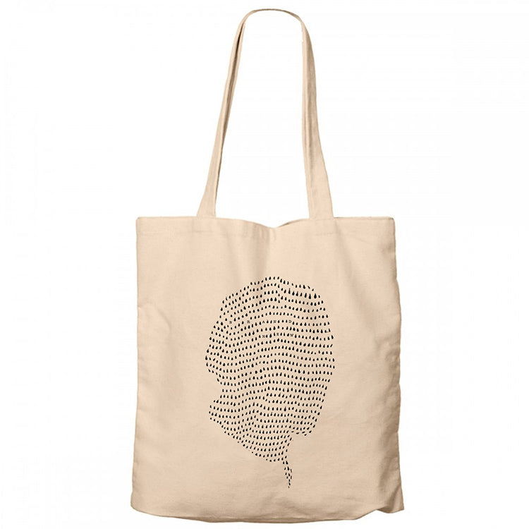 Brand New 3 Demos Reworked Krem Fermuarlı Bez Çanta Gabardin