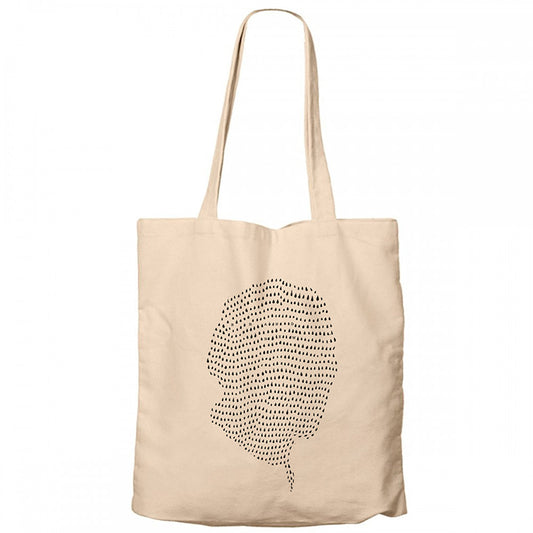 Brand New 3 Demos Reworked Krem Fermuarlı Bez Çanta Gabardin