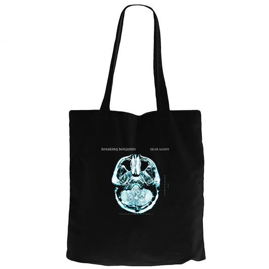 Breaking Benjamin Dear Agony Siyah Fermuarlı Bez Çanta Gabardin