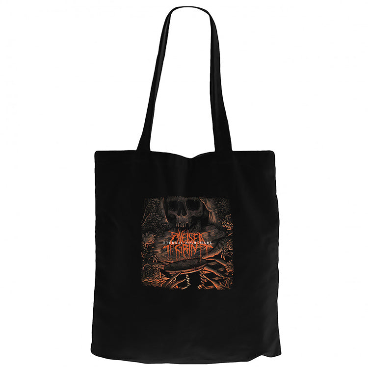 Chelsea Grin Eternal Nightmare Siyah Fermuarlı Bez Çanta Gabardin