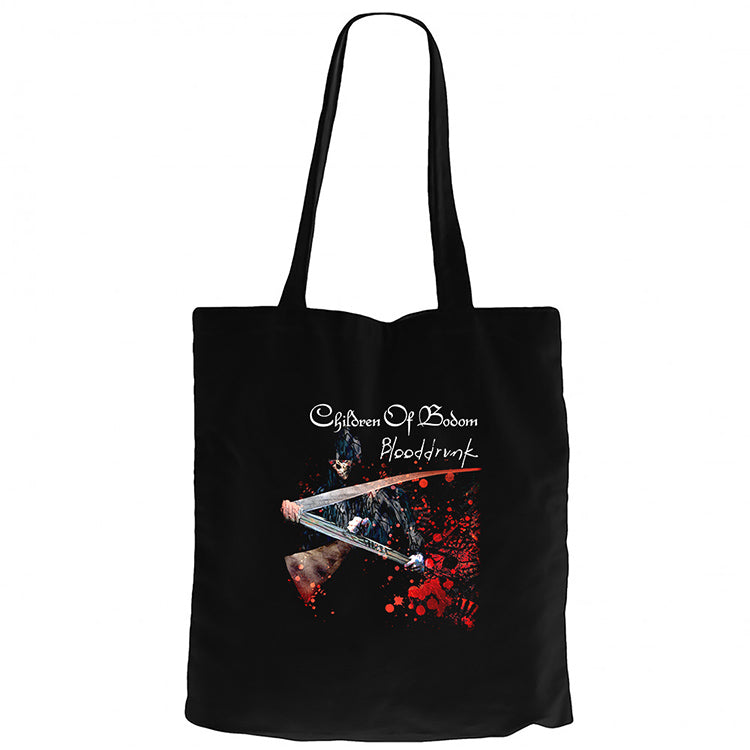 Children of Bodom Blooddrunk Siyah Fermuarlı Bez Çanta Gabardin
