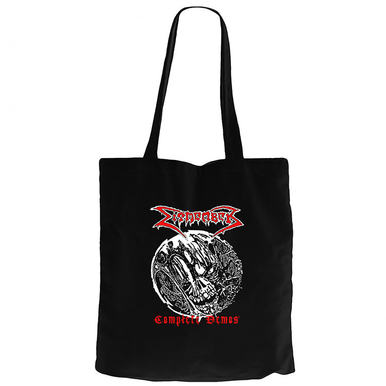 Dismember Complete Demos Siyah Fermuarlı Bez Çanta Gabardin