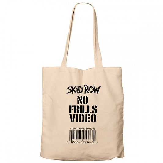 Skid Row No Frills Video Krem Fermuarlı Bez Çanta Gabardin