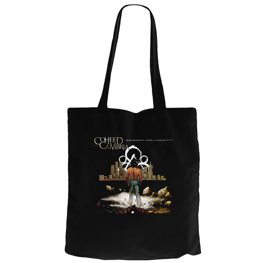 Coheed and Cambria No World For Tomorrow Siyah Fermuarlı Bez Çanta Gabardin
