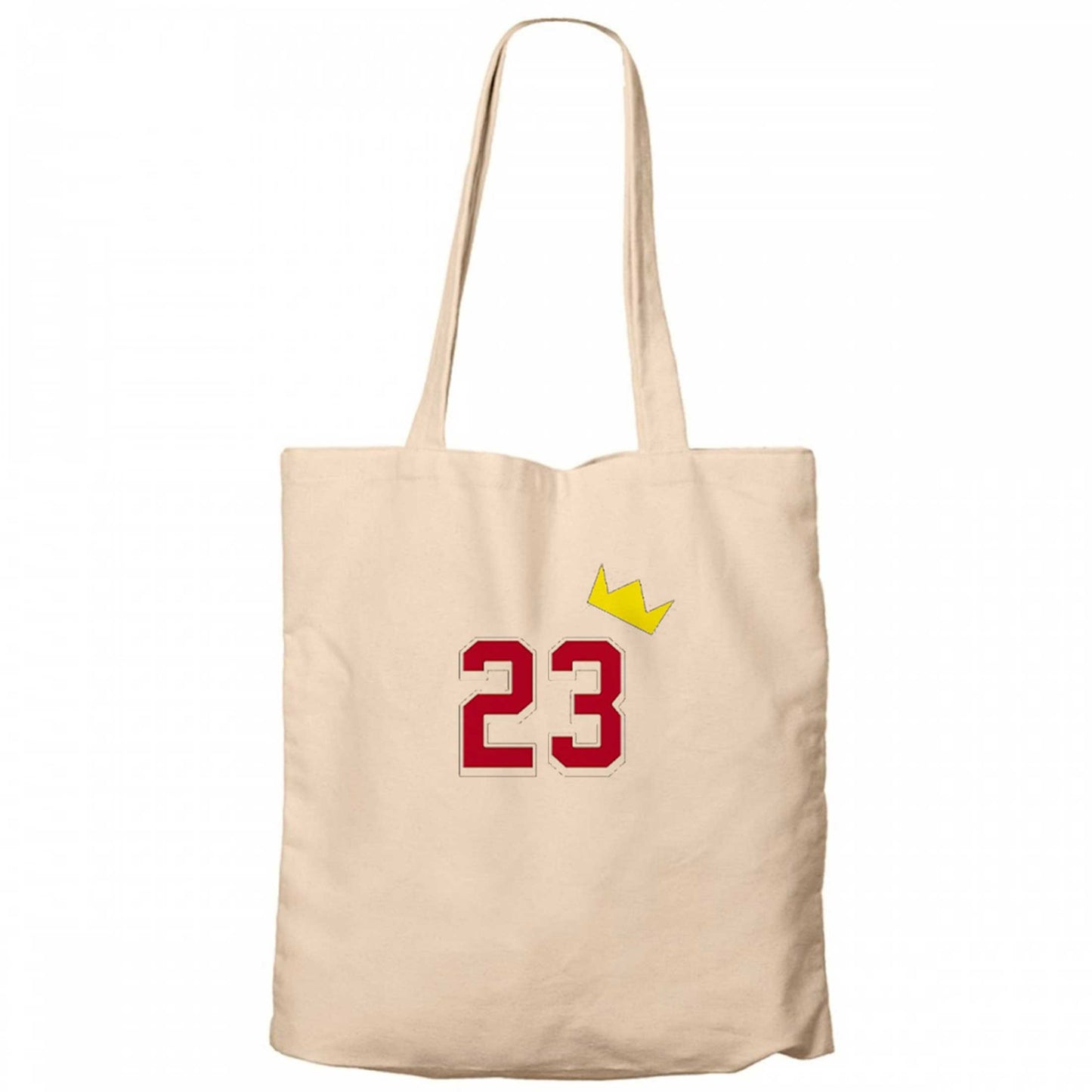 Michael Jordan 23 King Krem Fermuarlı Bez Çanta Gabardin