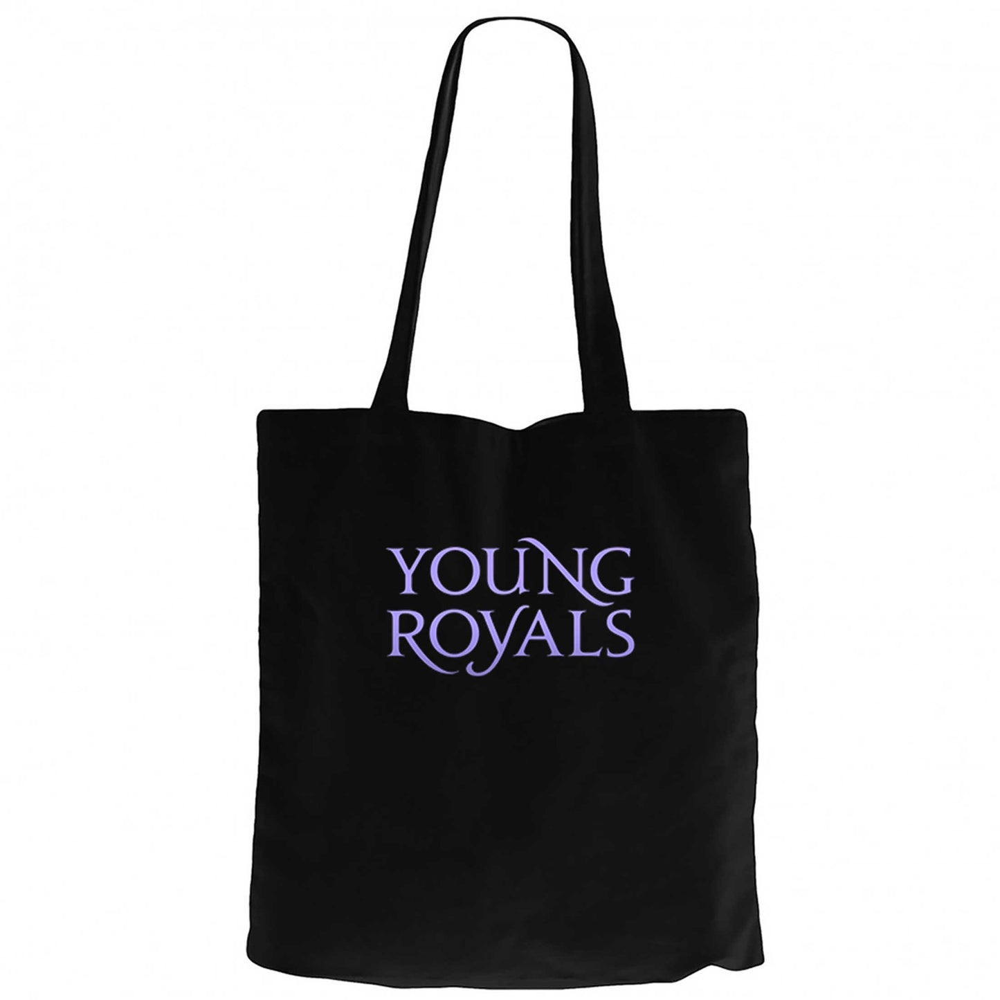 Young Royals Siyah Fermuarlı Bez Çanta Gabardin