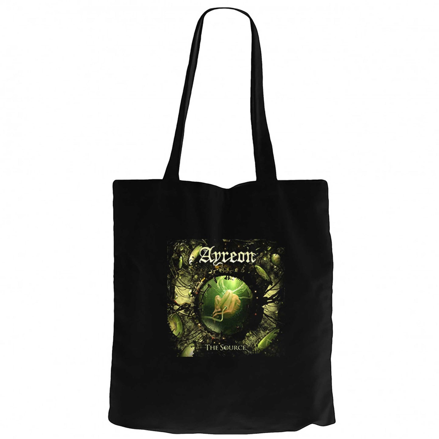 Ayreon The Source Siyah Fermuarlı Bez Çanta Gabardin