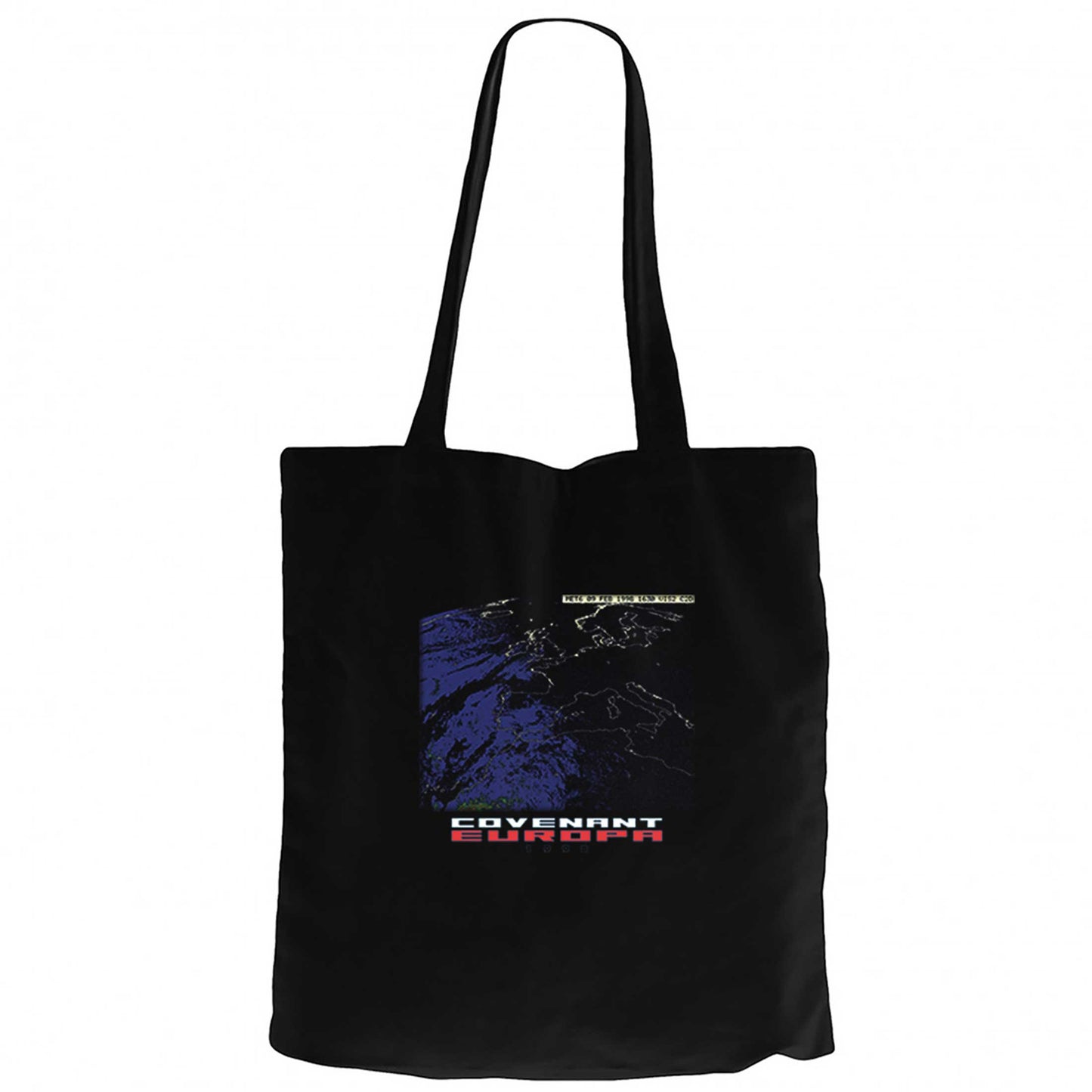 Covenant Europa Siyah Fermuarlı Bez Çanta Gabardin