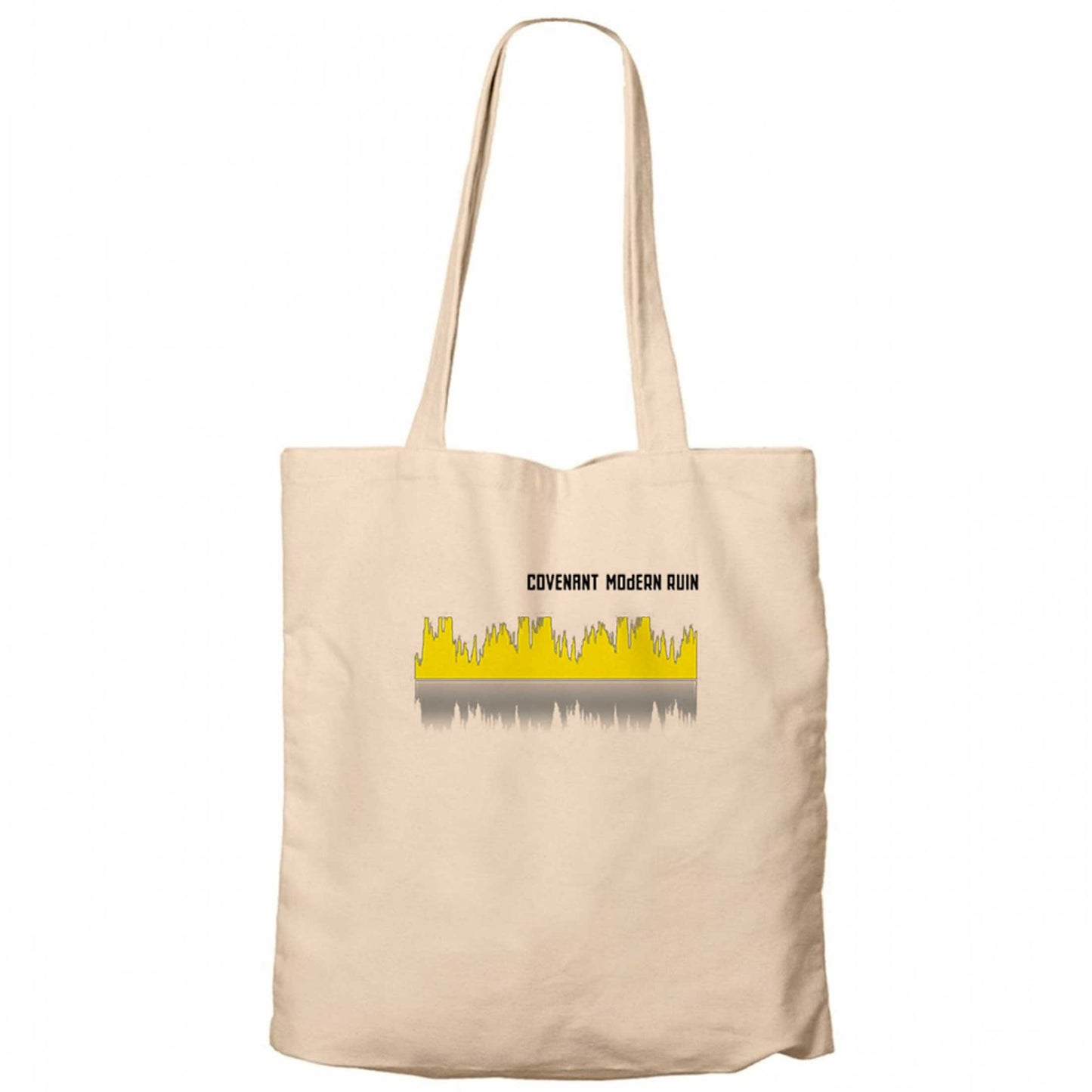 Covenant Modern Ruin Krem Fermuarlı Bez Çanta Gabardin