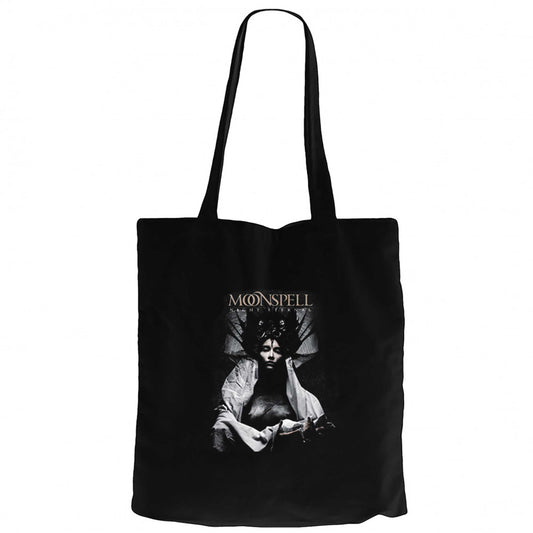Moonspell Night Eternal Siyah Fermuarlı Bez Çanta Gabardin