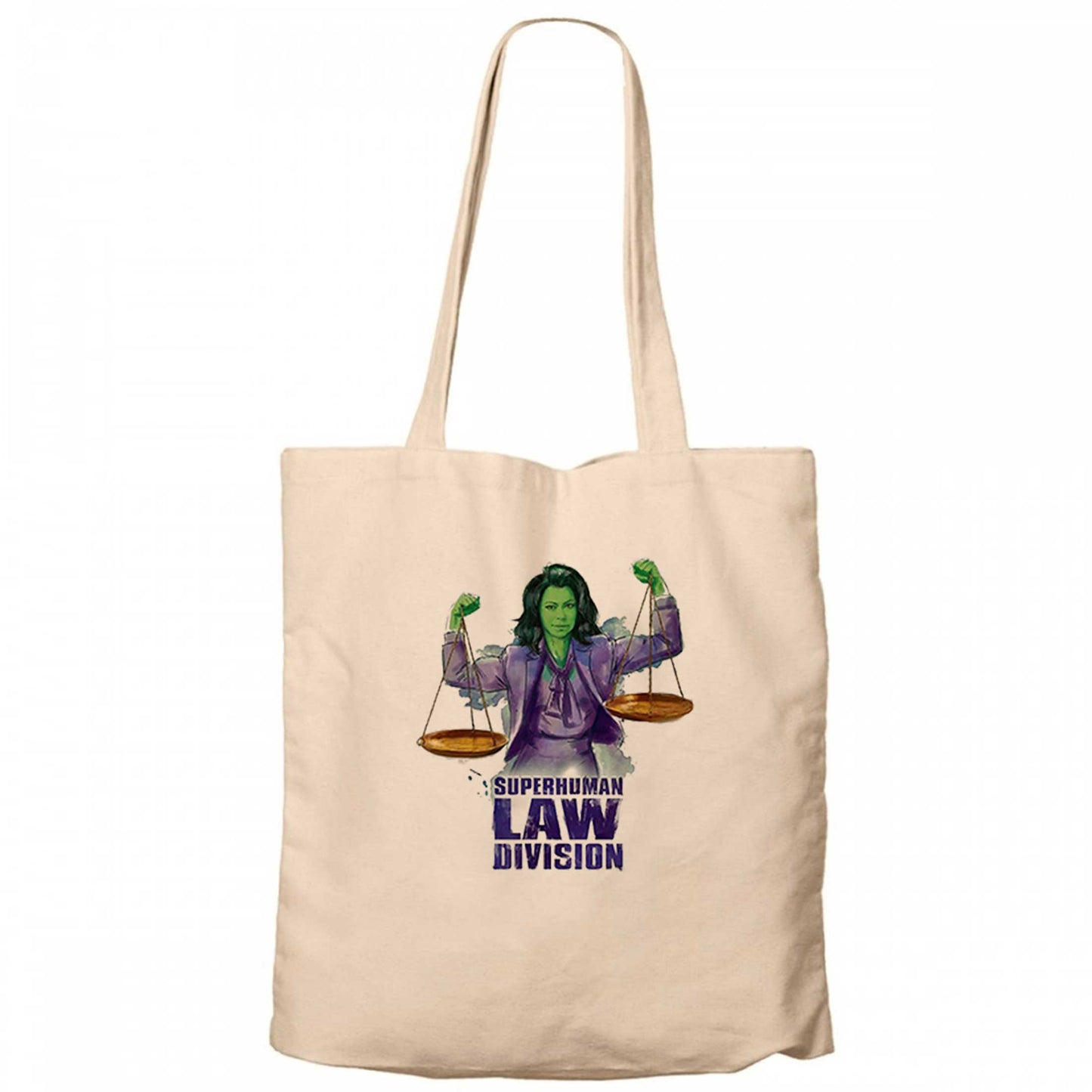 She Hulk SuperHuman Law Division Krem Kanvas Bez Çanta