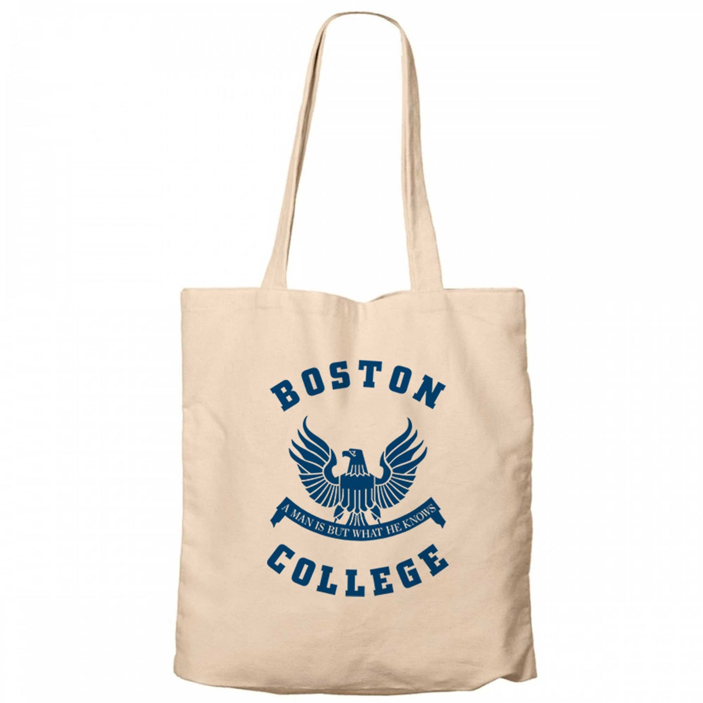 Boston College Logo Krem Kanvas Bez Çanta