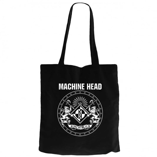 Machine Head Album 2020 Siyah Kanvas Bez Çanta