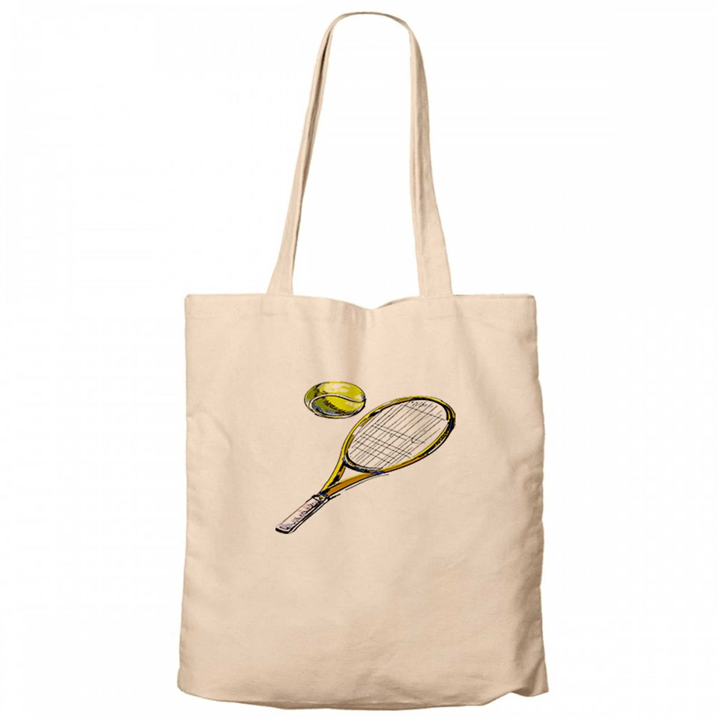 Tennis Rackets Classic Krem Kanvas Bez Çanta