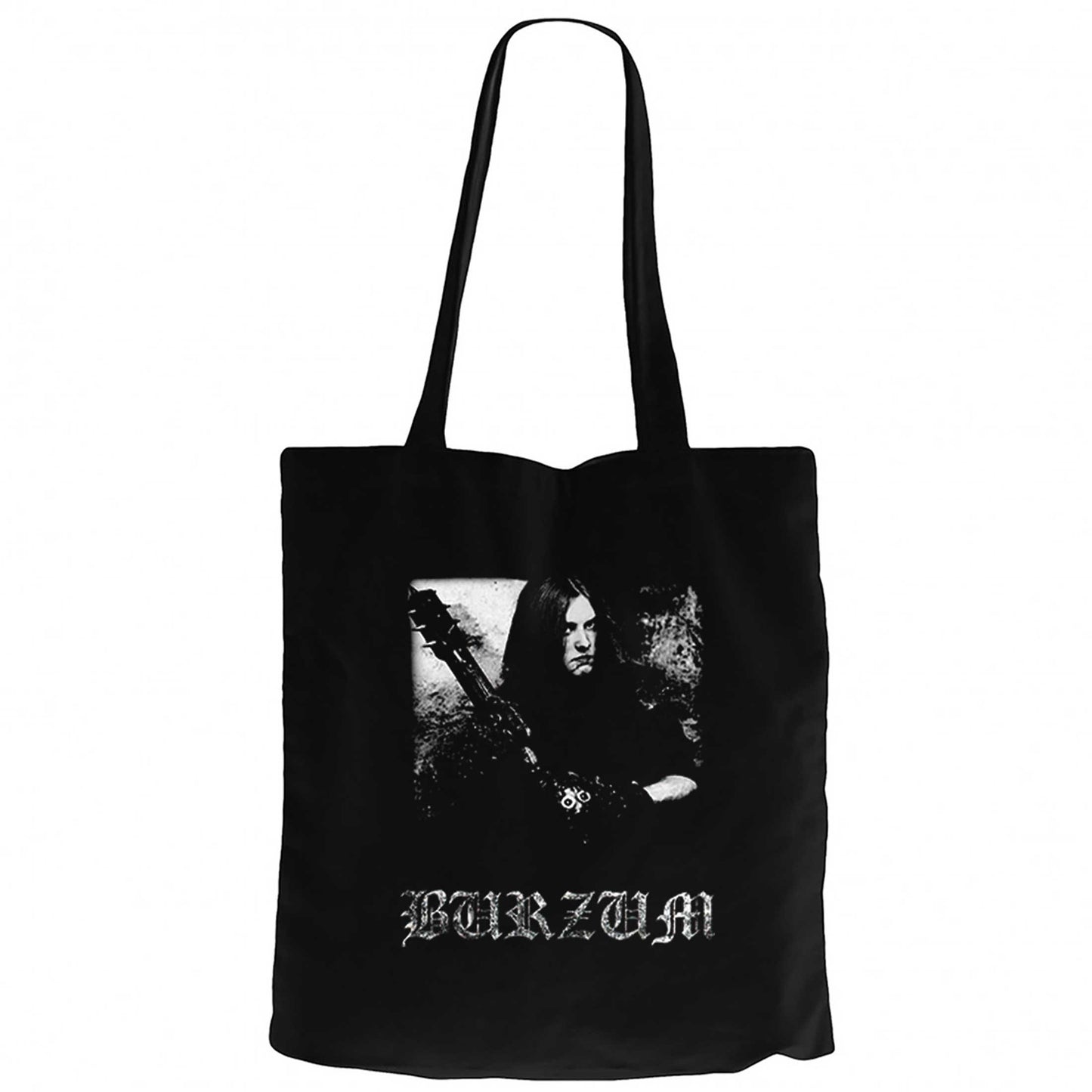 Burzum Anthology Siyah Fermuarlı Bez Çanta Gabardin