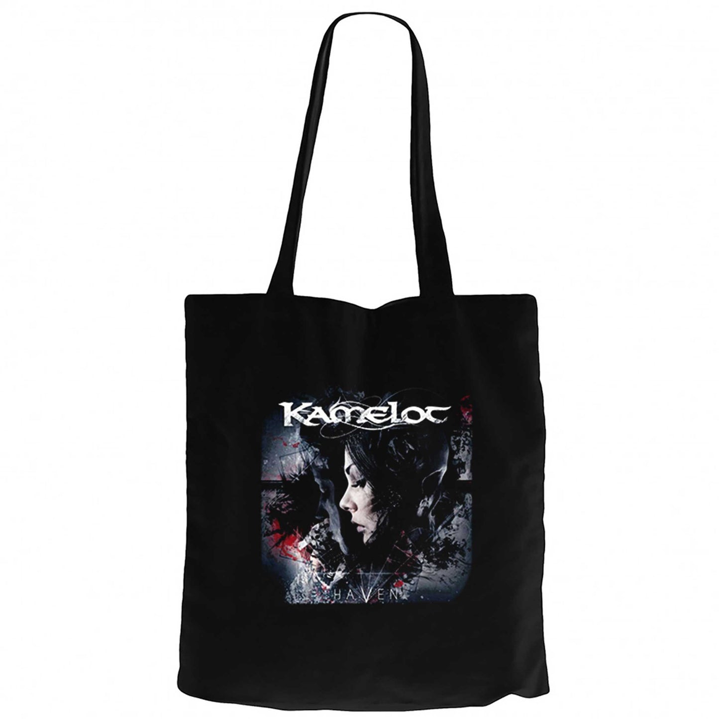 Kamelot Haven Siyah Fermuarlı Bez Çanta Gabardin