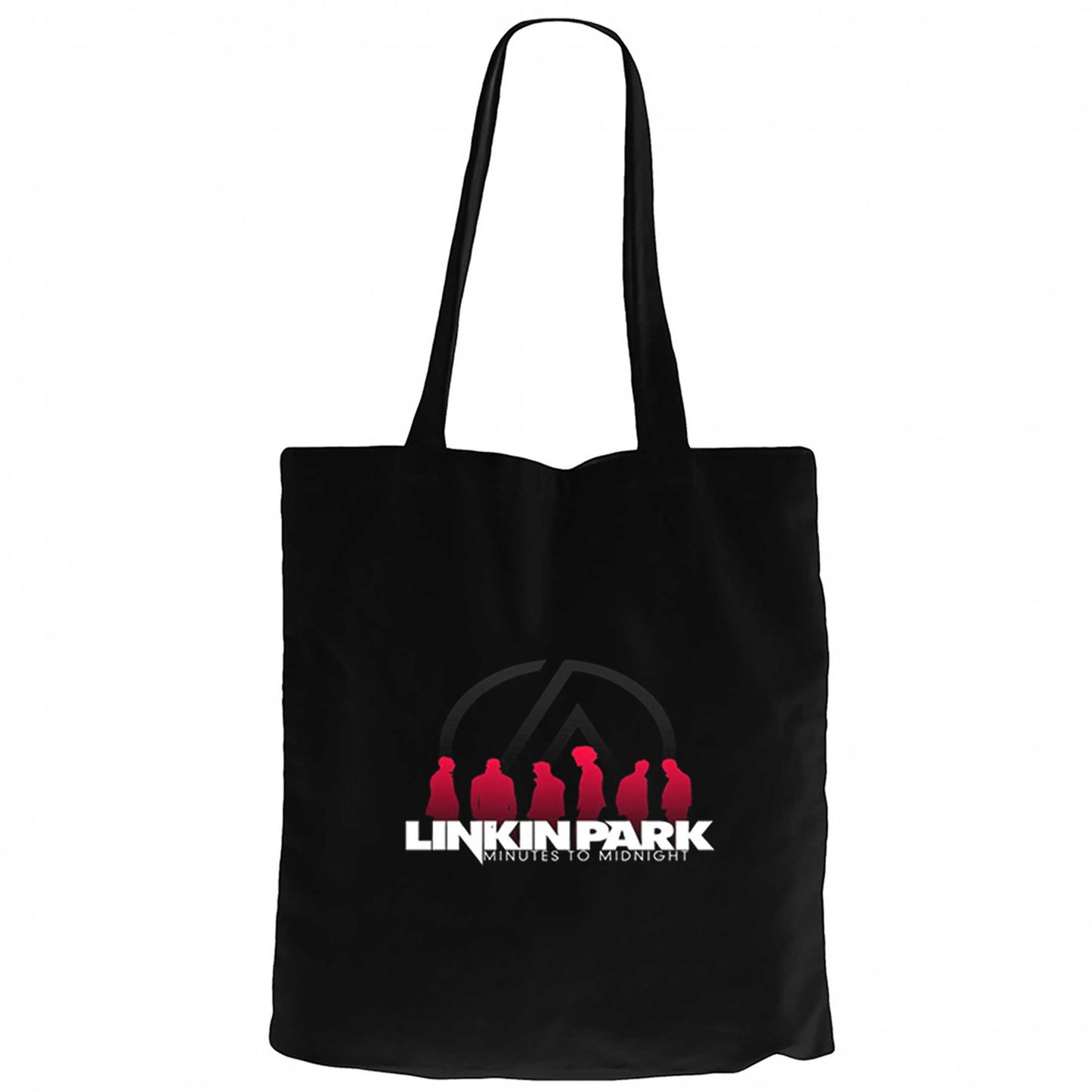 Linkin Park Minutes To Midnight Siyah Fermuarlı Bez Çanta Gabardin