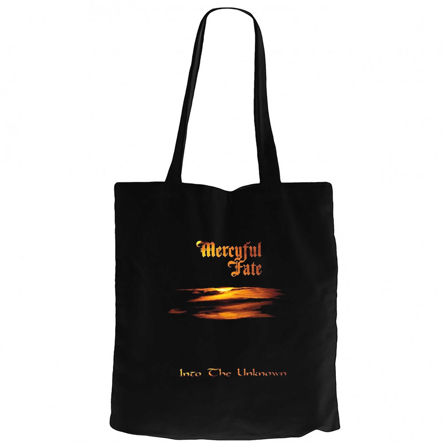 Mercyful Fate Into The Coven Siyah Fermuarlı Bez Çanta Gabardin