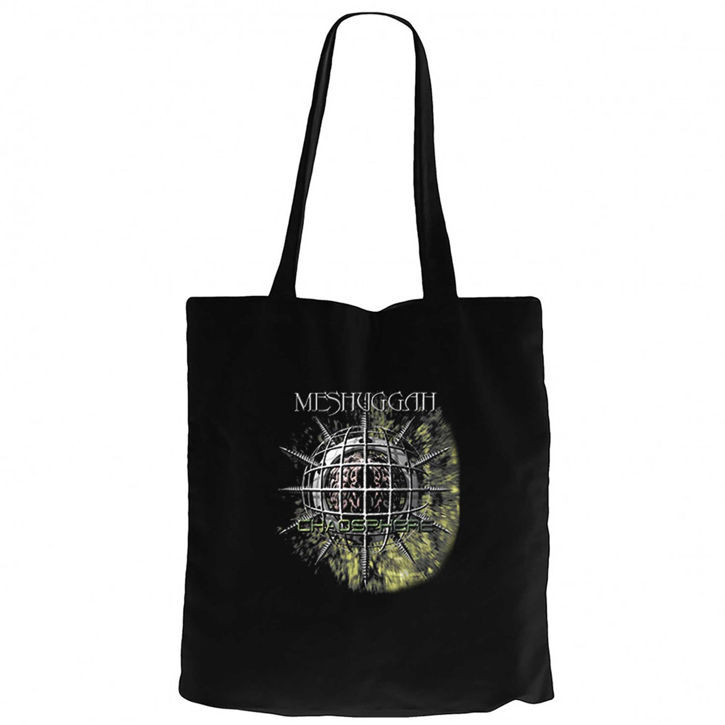 Meshuggah Catch Thirtythree Born in Dissonance Siyah Fermuarlı Bez Çanta Gabardin
