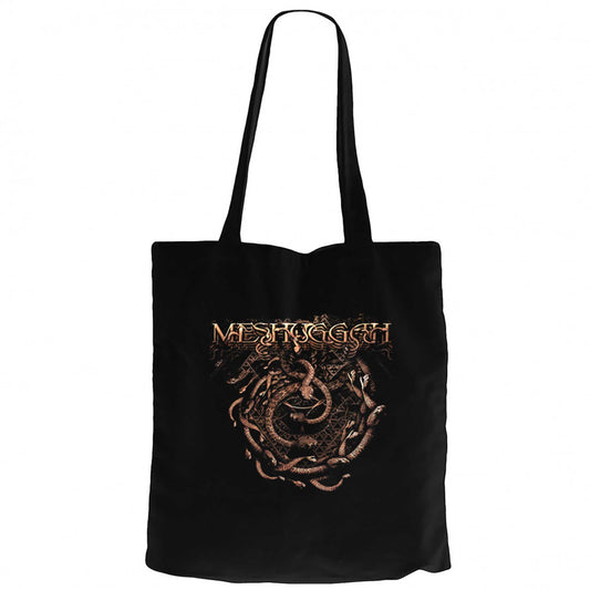 Meshuggah The Ophidian Trek Siyah Fermuarlı Bez Çanta Gabardin