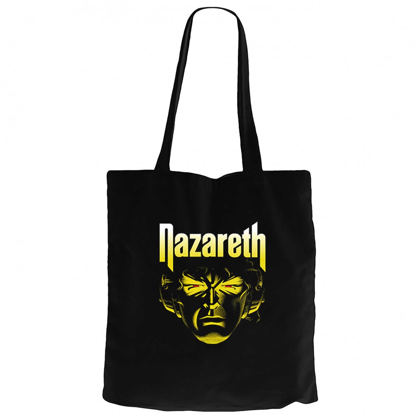Nazareth Face Siyah Fermuarlı Bez Çanta Gabardin