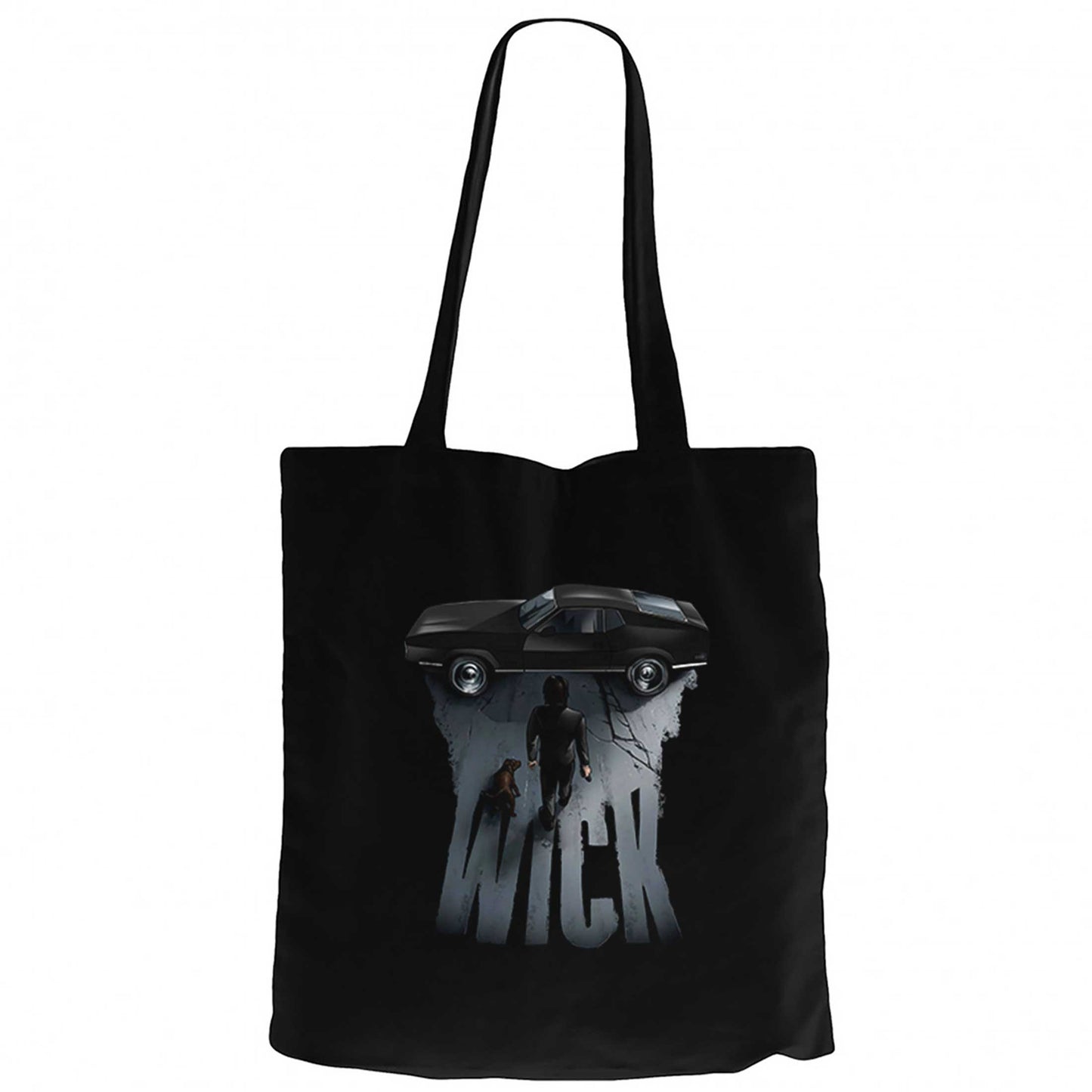 John Wick Car Siyah Fermuarlı Bez Çanta Gabardin