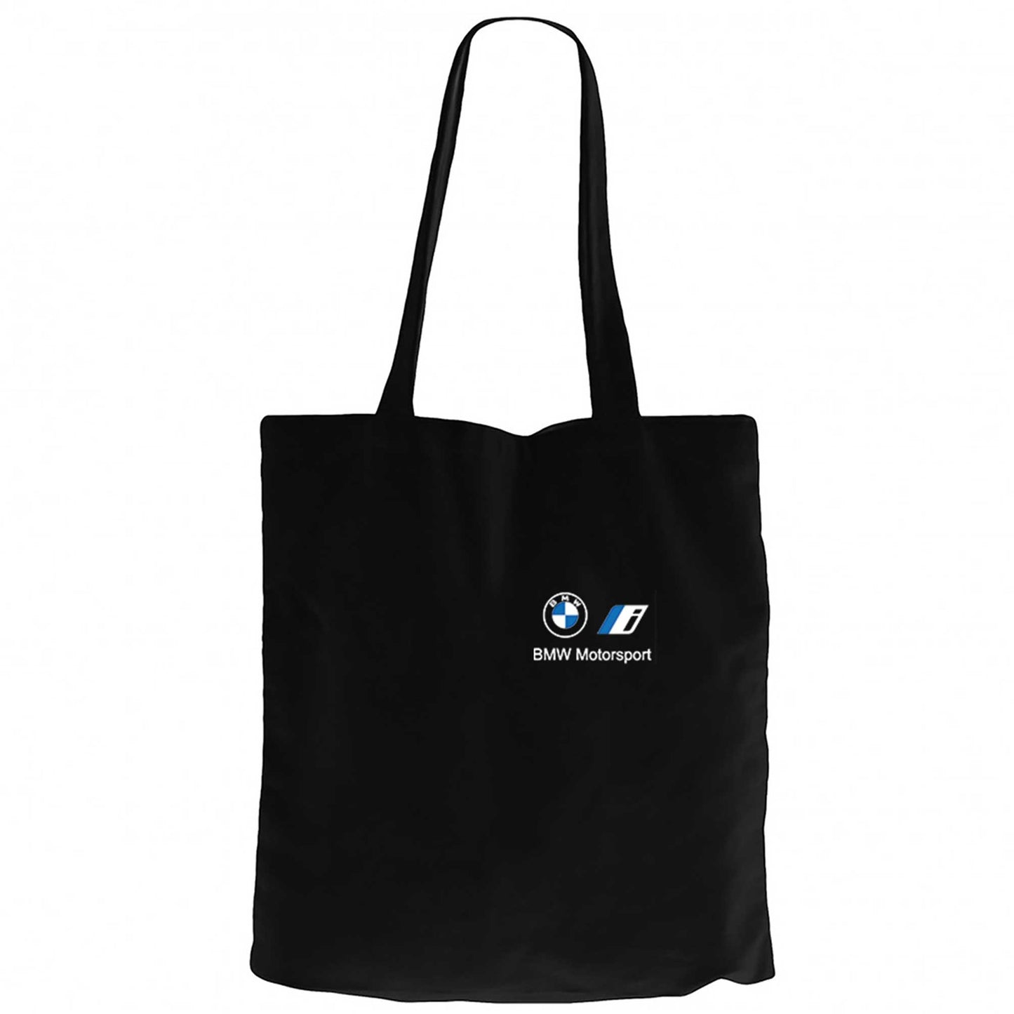 BMW New Logo Motorsports Siyah Kanvas Bez Çanta