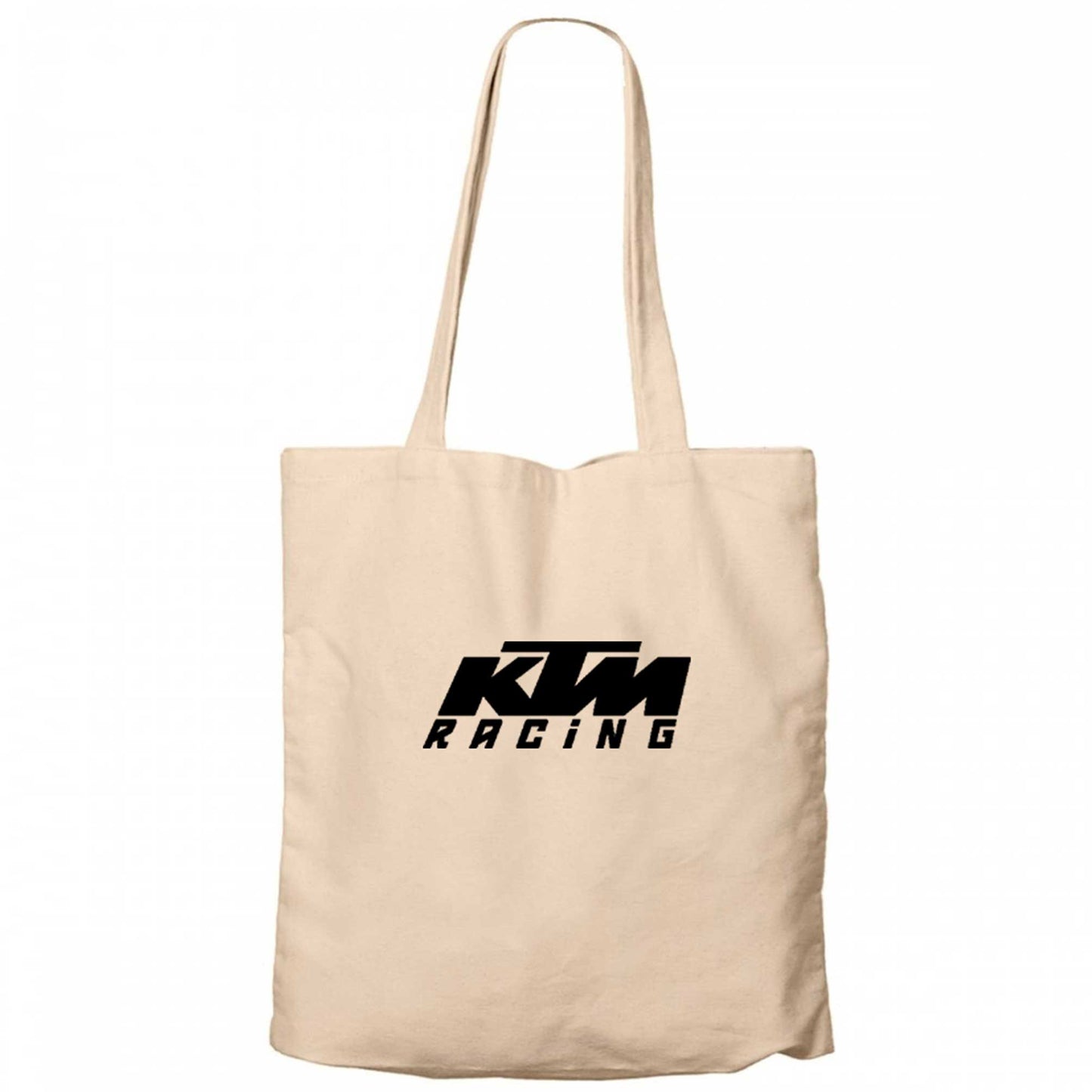 KTM Racing Black Logo Krem Kanvas Bez Çanta