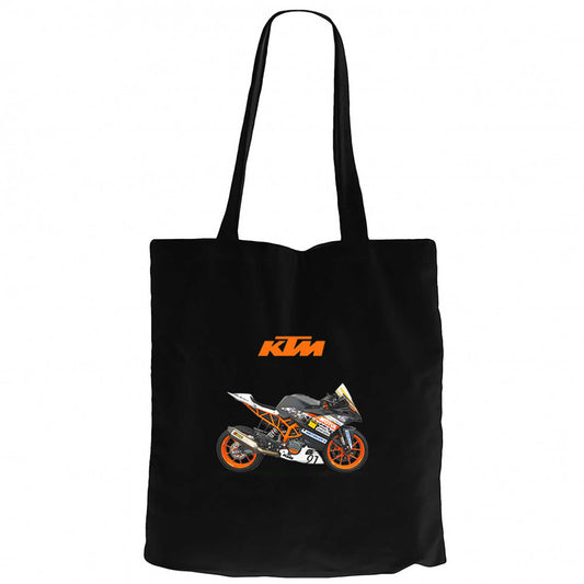 KTM RC 390 Siyah Kanvas Bez Çanta