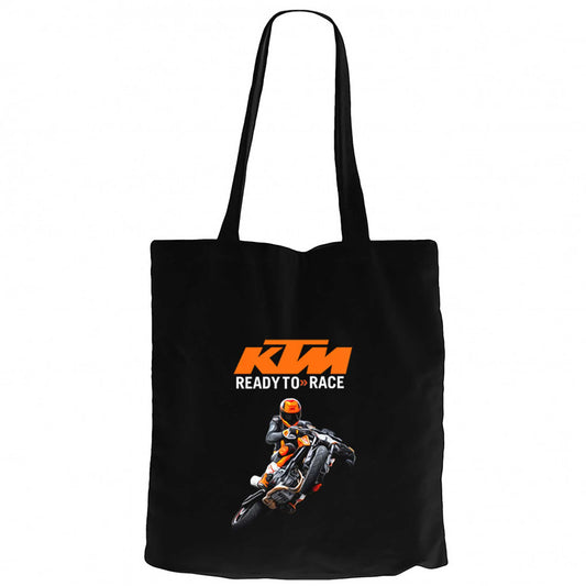 KTM Ready To Race Moto Siyah Kanvas Bez Çanta